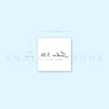 John 3:16 Temporary Tattoo (Set of 3)