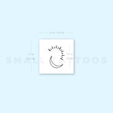 Little Sun And Moon Temporary Tattoo (Set of 3)