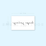 Keep Going Temporary Tattoo (Set of 3)