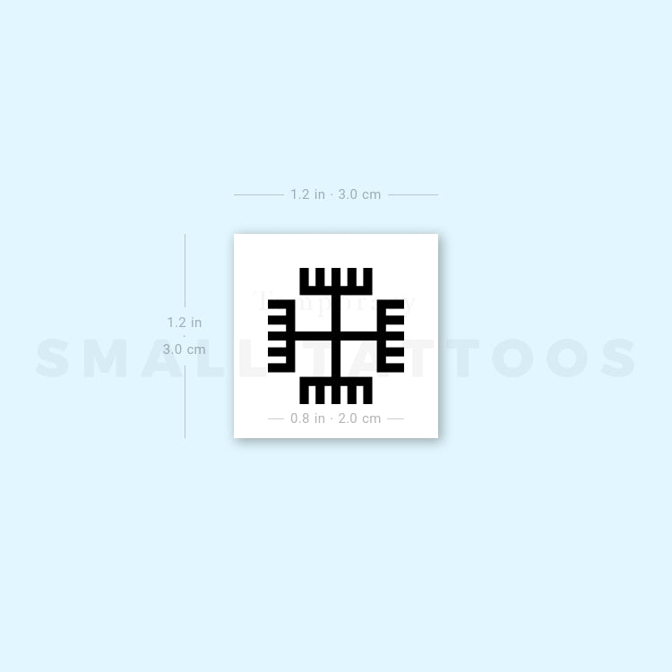 Tatuaje temporal Manos de Dios (juego de 3)