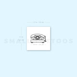 Vintage Telephone Temporary Tattoo (Set of 3)