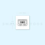 Cassette Temporary Tattoo (Set of 3)