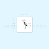 Heron Temporary Tattoo (Set of 3)
