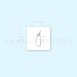 Eggplant Temporary Tattoo (Set of 3)