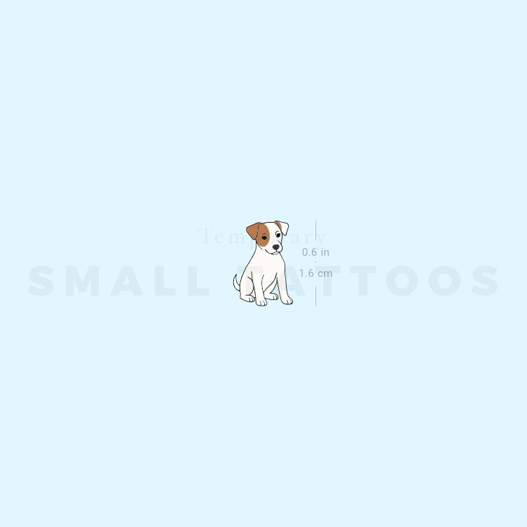 Tatuaje temporal de Jack Russell (juego de 3)