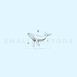 Whale By Stefano Mazza Temporary Tattoo (Set of 3)
