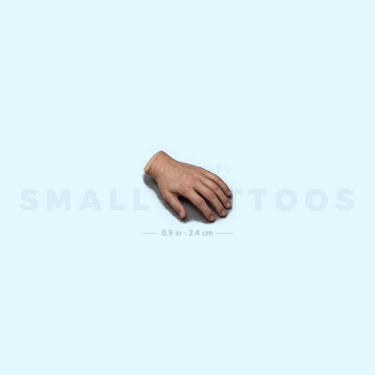 Severed Hand Temporary Tattoo (Set of 3)