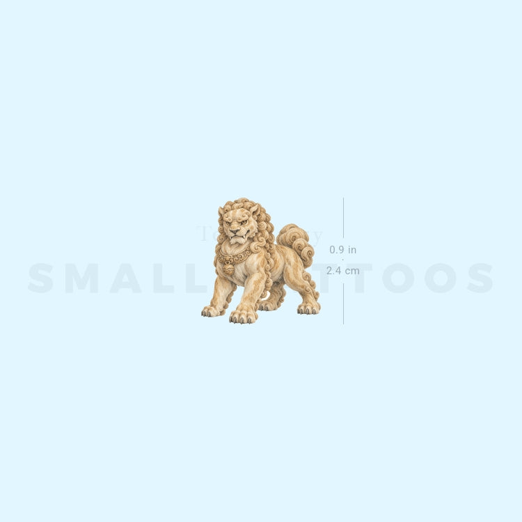 Foo Dog Temporary Tattoo (Set of 3)