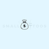 Money Bag Temporary Tattoo (Set of 3)