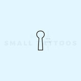 Keyhole Outline Temporary Tattoo (Set of 3)