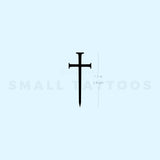 Cross Sword Temporary Tattoo (Set of 3)