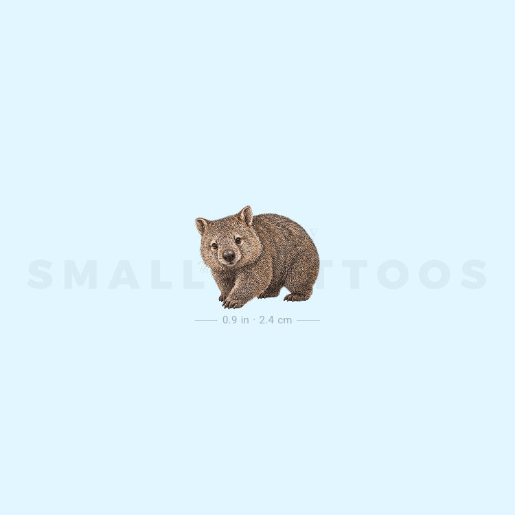 Wombat Temporary Tattoo (Set of 3)