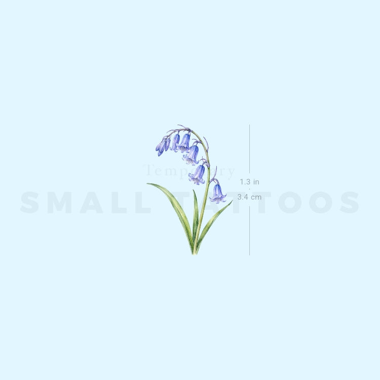 Bluebell Temporary Tattoo (Set of 3)