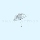Hand Fan Temporary Tattoo By M3.Ink (Set of 3)