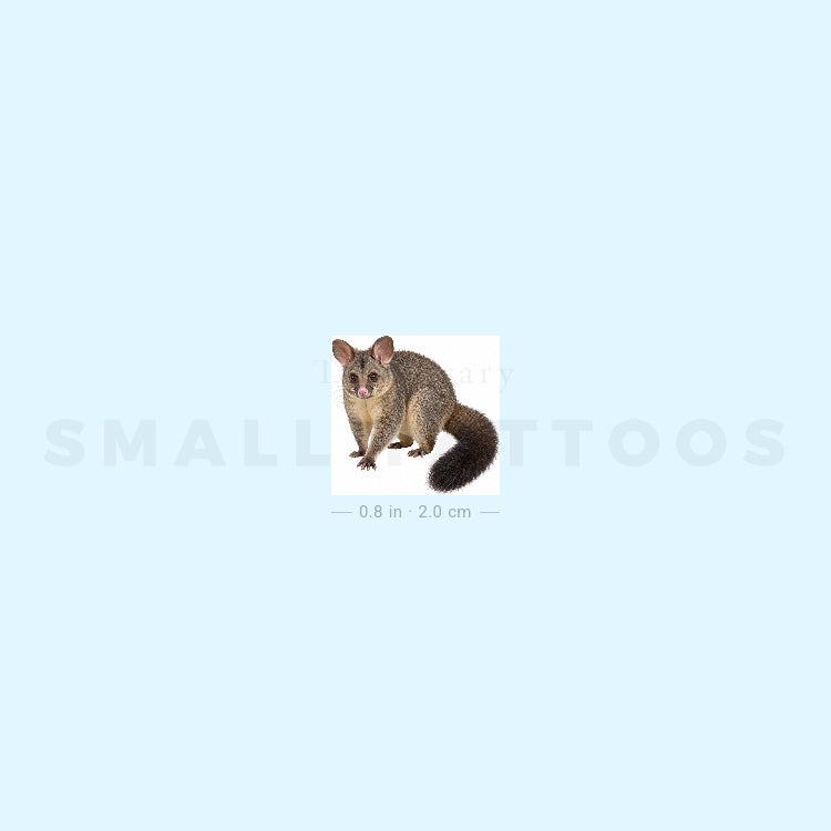 Possum Temporary Tattoo (Set of 3)
