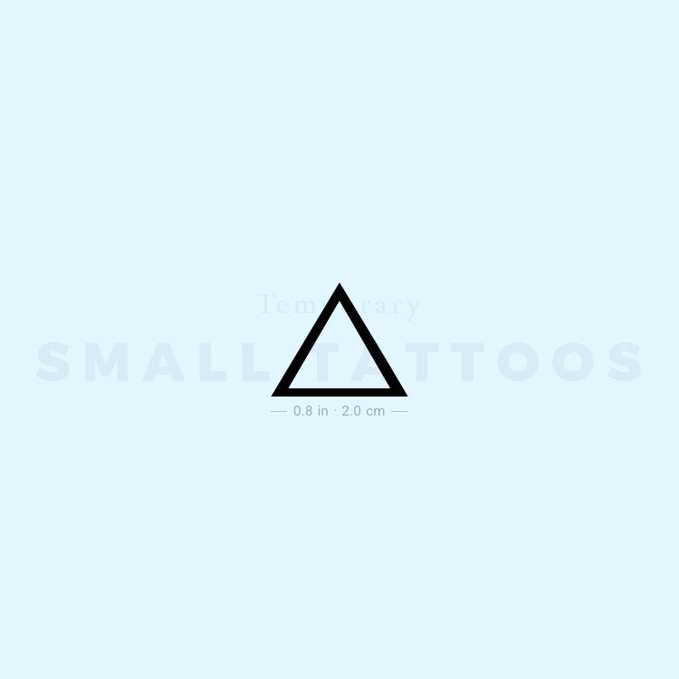 Triangle Temporary Tattoo (Set of 3)