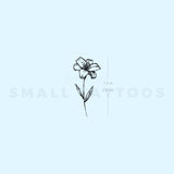 Lily Flower Temporary Tattoo (Set of 3)