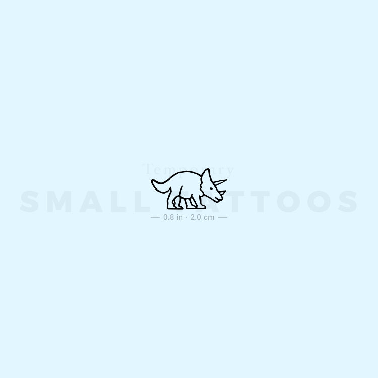 Kreuzstich-Set Little Triceratops – Vorgedruckte Leinwand Für Einfaches Sticken (40,6 X 40,6 Cm)
