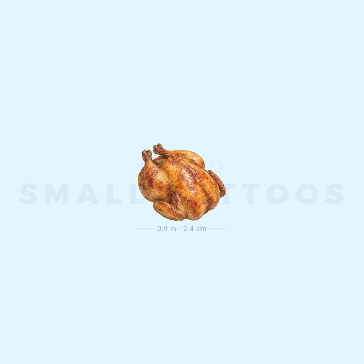 Roast Chicken Temporary Tattoo (Set of 3)