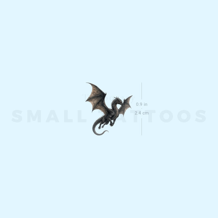 Flying Dragon Temporary Tattoo (Set of 3)