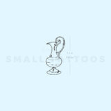 Water Jug Temporary Tattoo By M3.Ink (Set of 3)