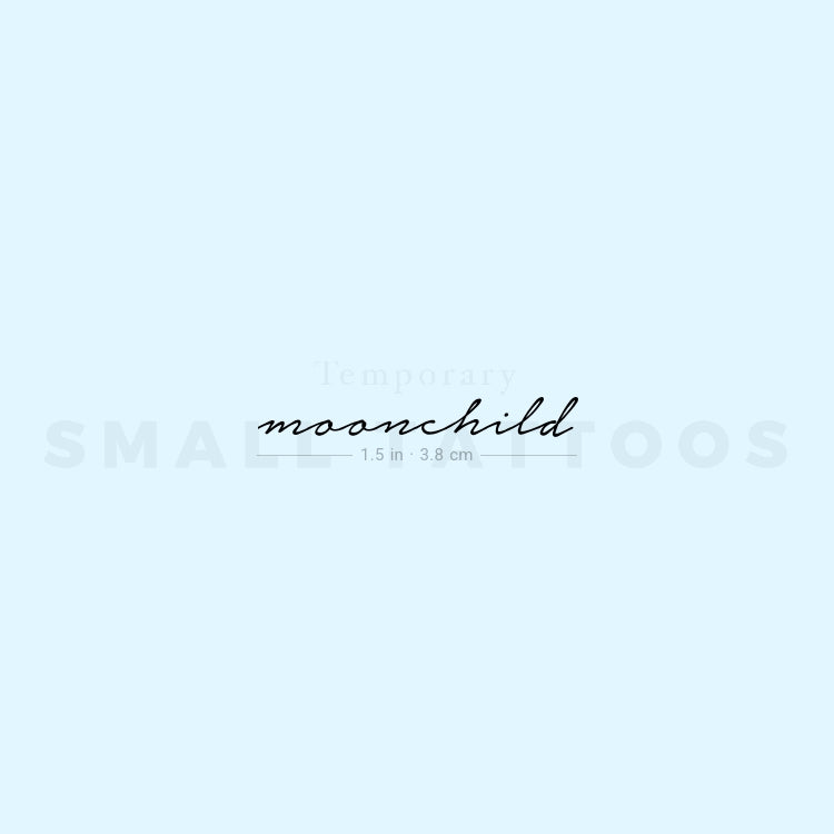 Moonchild Temporary Tattoo (Set of 3)