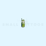 Iced Matcha Latte Temporary Tattoo (Set of 3)