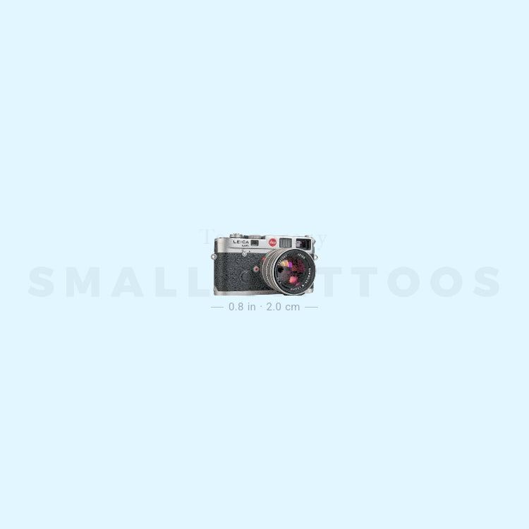 Reflex Camera Temporary Tattoo (Set of 3)