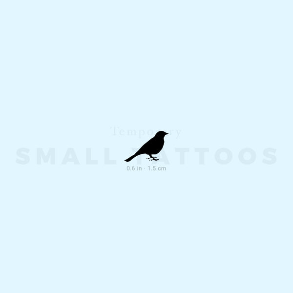 Standing Bird Temporary Tattoo (Set of 3)