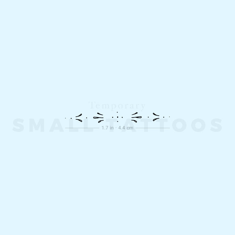 Ornament Temporary Tattoo By M3.Ink (Set of 3)