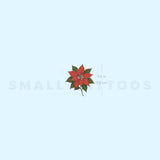 Poinsettia Temporary Tattoo (Set of 3)