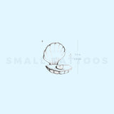 Scallop By Stefano Mazza Temporary Tattoo (Set of 3)