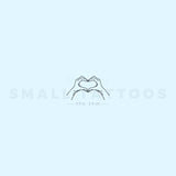 Heart Hands Temporary Tattoo (Set of 3)