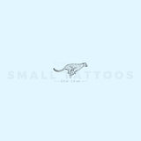Small Running Cheetah Temporary Tattoo (Set of 3)