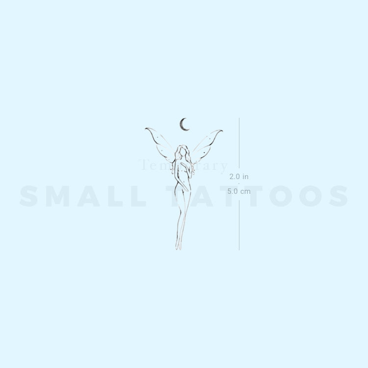 Cescent Fairy By Stefano Mazza Temporary Tattoo (Set of 3)