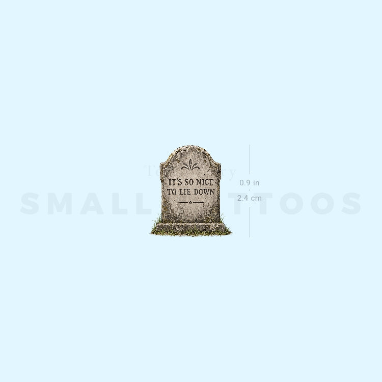 Headstone Temporary Tattoo (Set of 3)