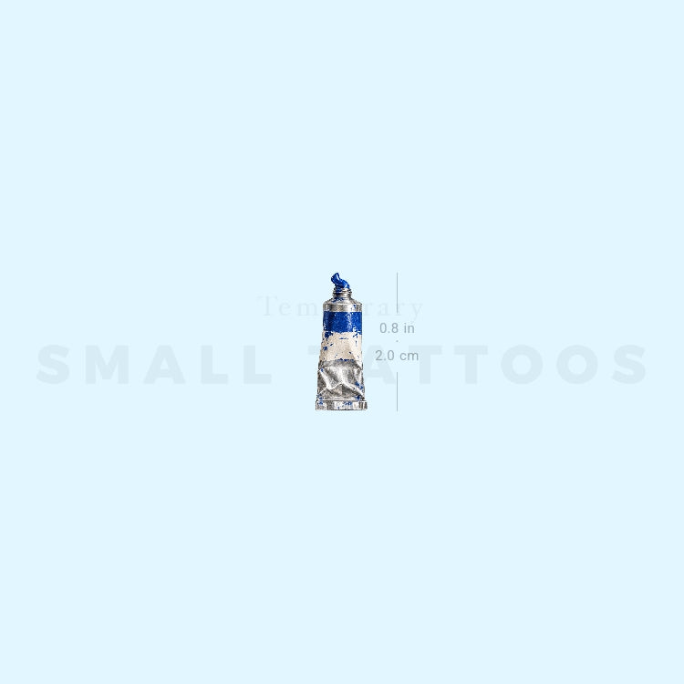 Paint Tube Temporary Tattoo (Set of 3)