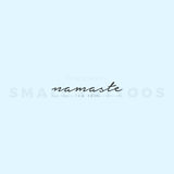 Namaste Temporary Tattoo (Set of 3)