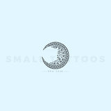 Small Ornamental Moon Temporary Tattoo (Set of 3)