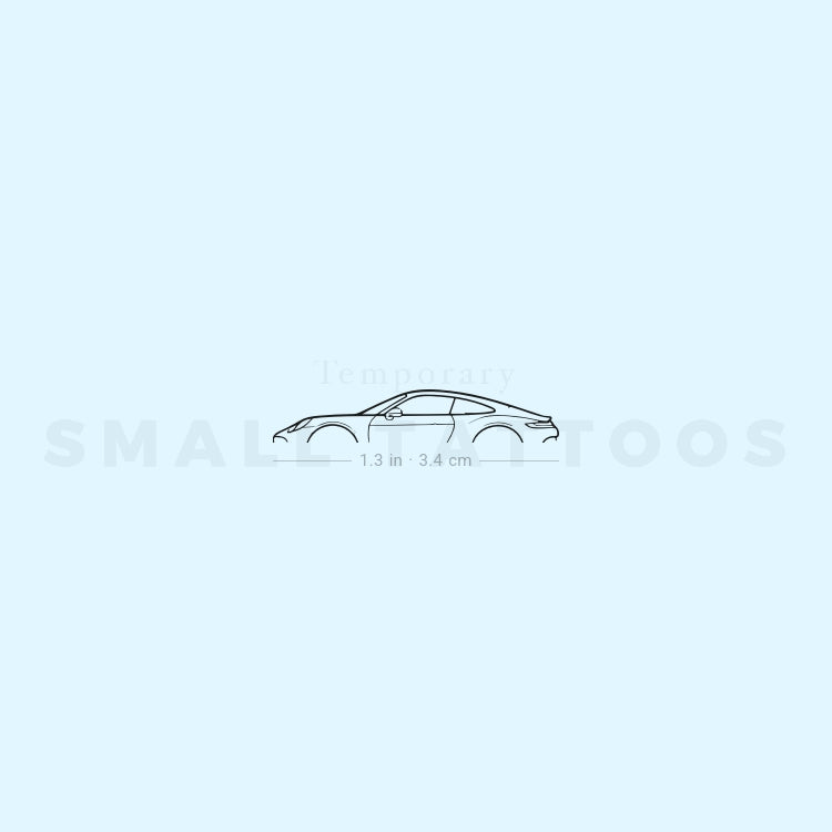 Porsche 911 GT3 Touring Temporary Tattoo (Set of 3)