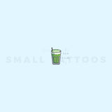 Tiny Matcha Latte Temporary Tattoo (Set of 3)