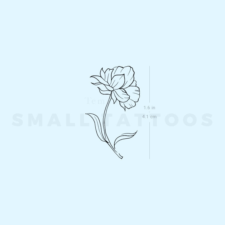 Flower Temporary Tattoo By M3.Ink (Set of 3)