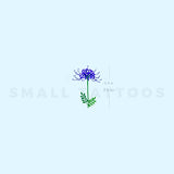 Blue Spider Lily Temporary Tattoo (Set of 3)