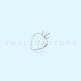 Strawberry By Stefano Mazza Temporary Tattoo (Set of 3)