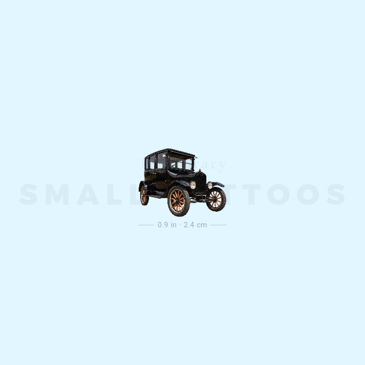 Ford Model-T Temporary Tattoo (Set of 3)