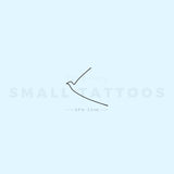 One Line Hummingbird Temporary Tattoo (Set of 3)