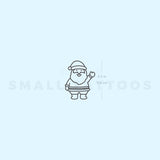 Santa Claus Temporary Tattoo (Set of 3)