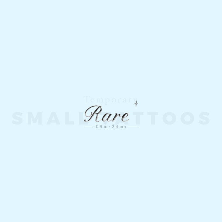 Rare By Stefano Mazza Temporary Tattoo (Set of 3)
