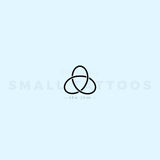Trefoil Knot Temporary Tattoo (Set of 3)