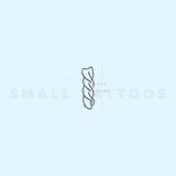 Fusilli Pasta Temporary Tattoo (Set of 3)